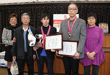 優勝：レギュラー石山雄大さん （井出智二さん）、チャレンジ池澤良順さん （池澤和枝さん）、岡田美智子プロ