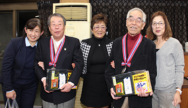 準優勝：レギュラー北村順功さん（横山知子さん）、チャレンジ葛貫重治さん  （高田里美さん）、岡田美智子プロ